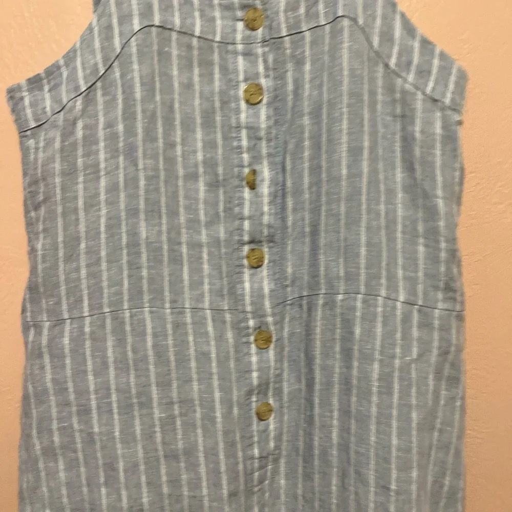 Everlane Jumpsuit Women’s Size 2 The Picnic Linen Summer Coastal 100% linen